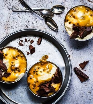 Choc Ovo Rezept Mango Passionsfrucht Creme