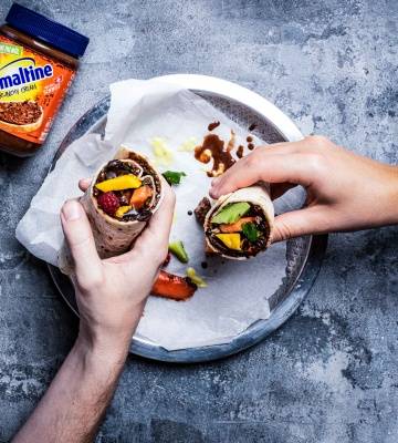 Ovo-Burritos mit Crunchy Cream